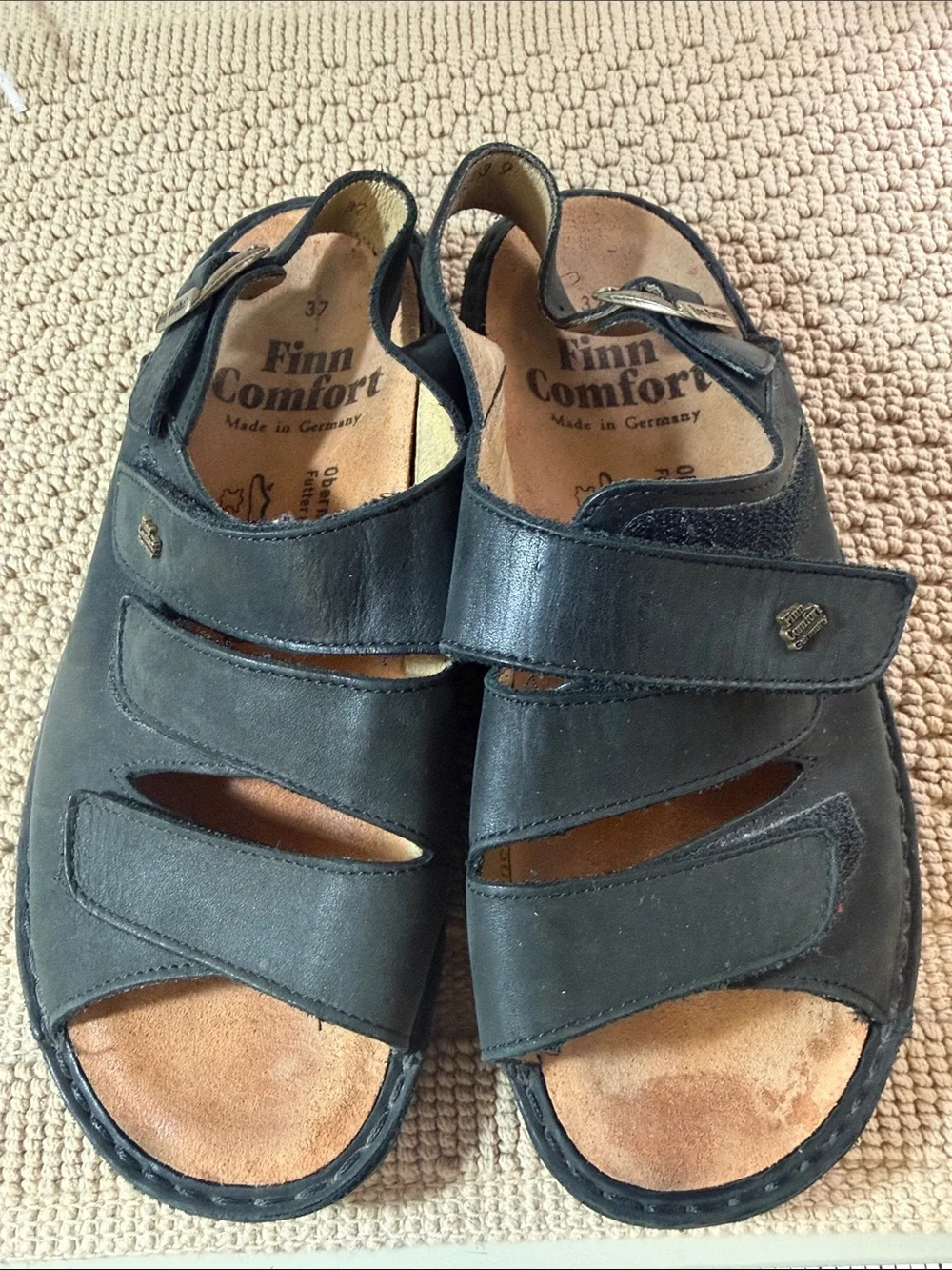 Finn Comfort Triple Adjustable Straps | Made in Germany EU 37